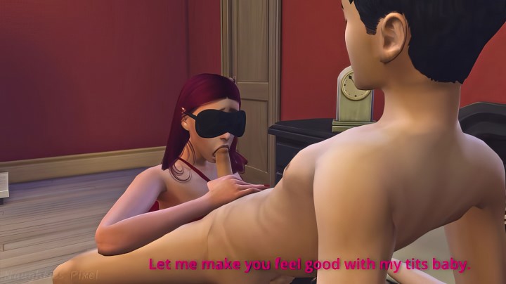 Подросток Алекс из The Sims 4 трахнул жену своего репетитора