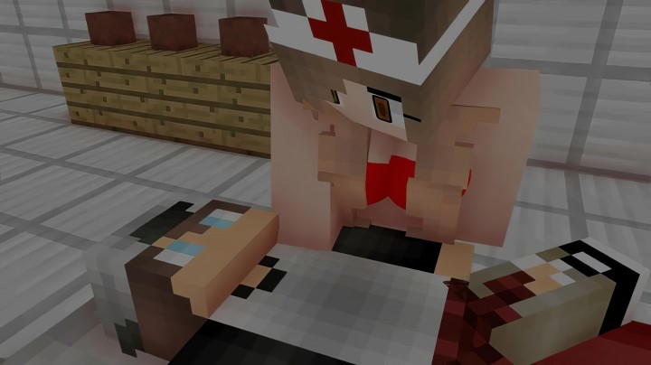 Медсестра из мира Minecraft исцелила парня сексом