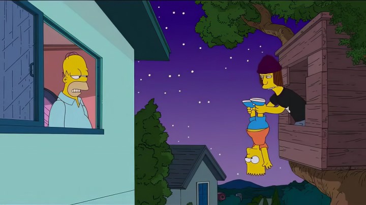 Мардж и Гомер Симпсоны сдыхались сына и наконец поебались