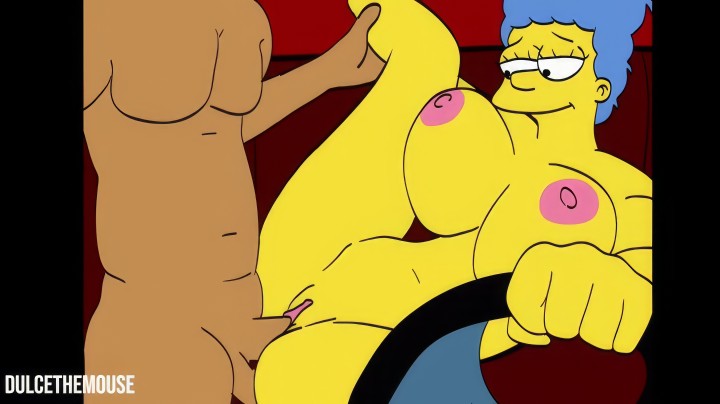 Мардж Симпсон нашла приключение на свою пизду, устроив секс с полицейским